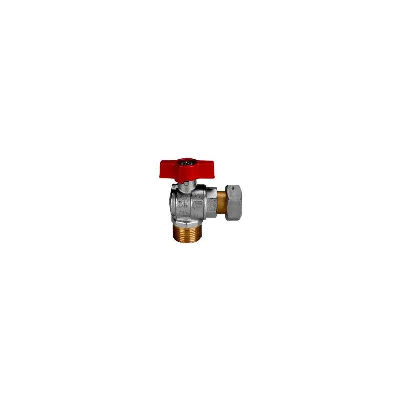 EFFEBI Aster Valvola Sfera Squadra Ø1/2"X1/2" Con Girello E Farfalla - 1079R244XG