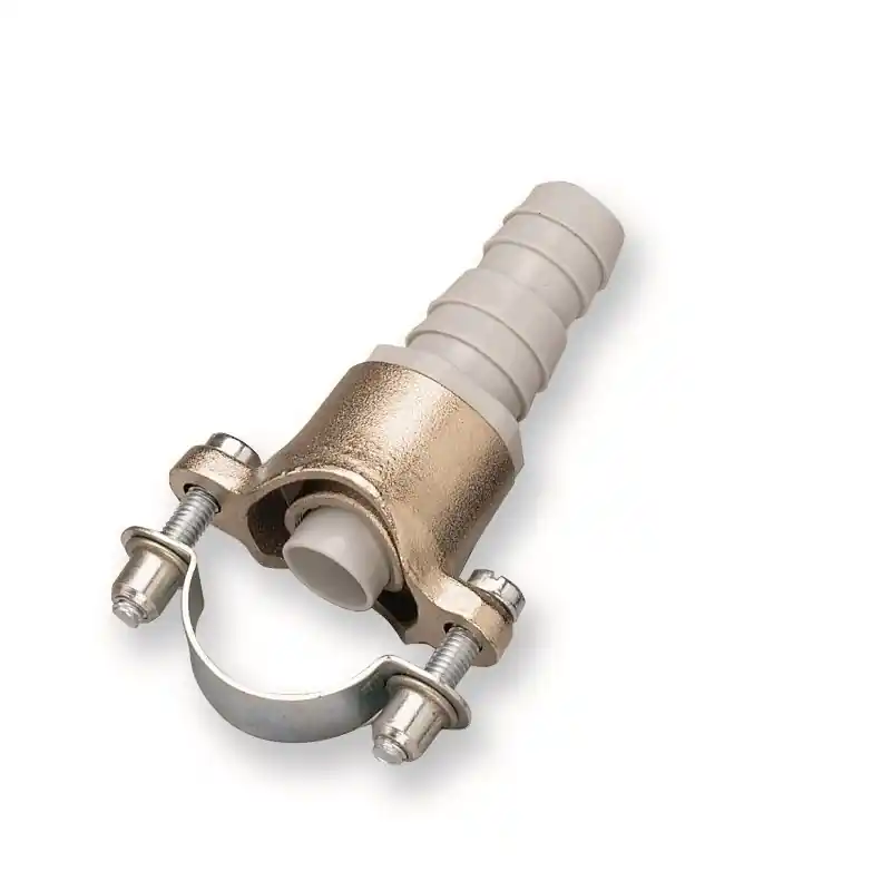 TIRINNANZI Presa Scarico Ottone Nichelato Con Attacco A Tubi Ø25-32 - 781600ON25