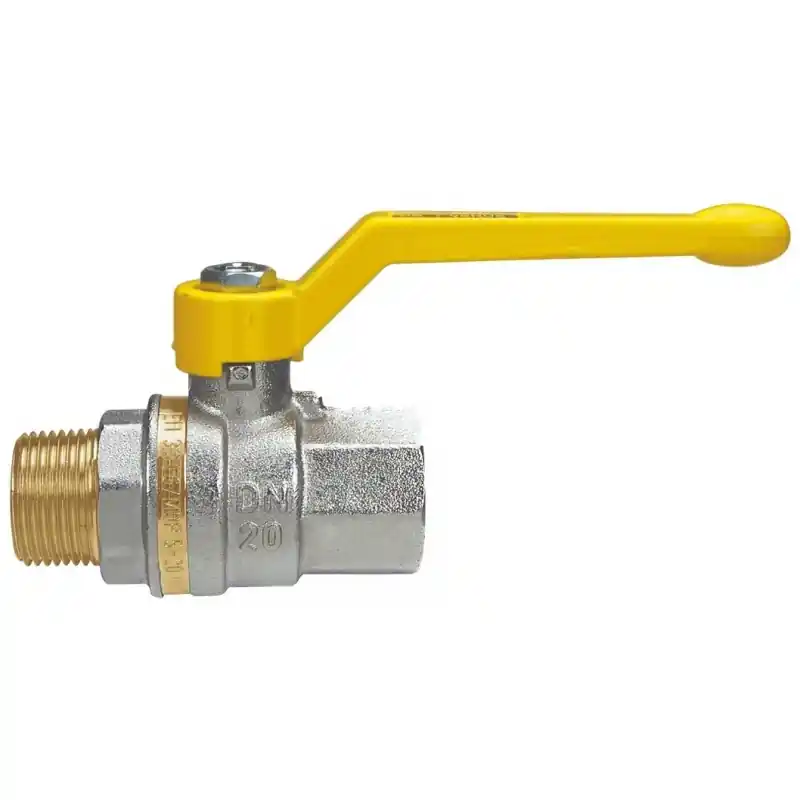 EFFEBI Venus 1002 Valvola Sfera Ø3/4" Maschio/Femmina Con Leva Giallo - 1002G265