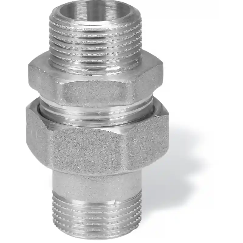 EFFEBI Tof Link 14/Ot Bocchettone 90° 3 Pezzi Con O-Ring Ø1/2" Maschio/Femmina Ottone Giallo - 06401404