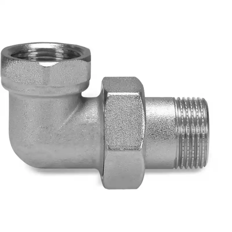 EFFEBI Tof Link 15/Ot Bocchettone Diritto 3 Pezzi Con O-Ring Ø1.1/4" Maschio/Femmina Giallo - 06401507