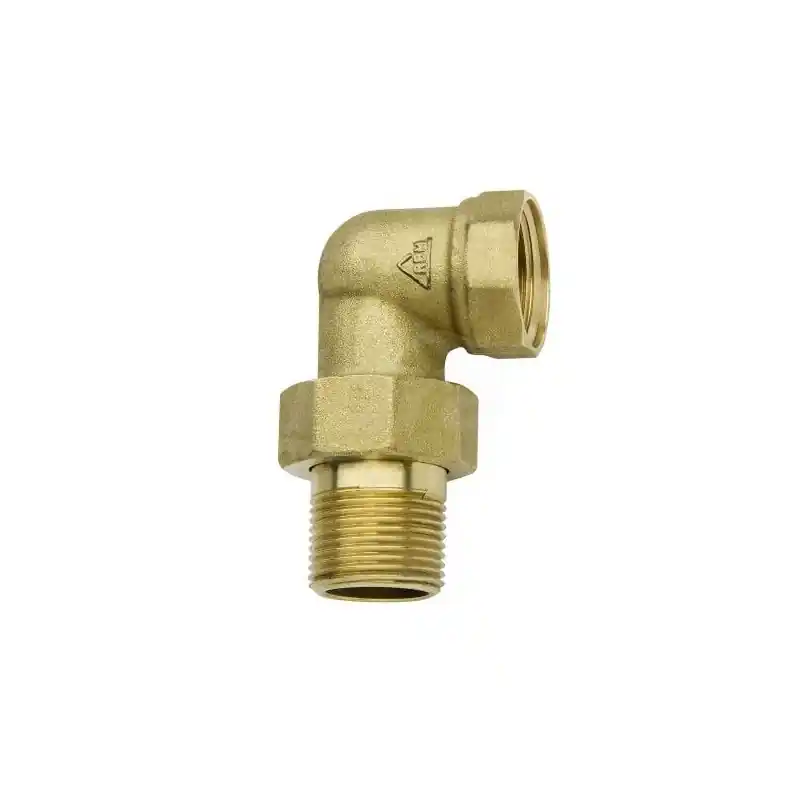 RBM 5.A Bocchettone Curvo Ø2"Mf Ottone Nichelato Con O-Ring Pesante - 0005091B