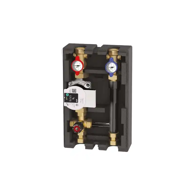 FAR 2184 Gruppo Rilancio Punto Fisso Ø1" Miscelatore E Circolatore Elettronico 1-7M Interasse 130 - 2184 1130EA