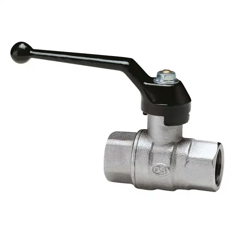RBM 3371 Arno Valvola A Sfera Femmina/Femmina Ø1/2"Ff Passaggio Totale Leva Nera - 337112NI