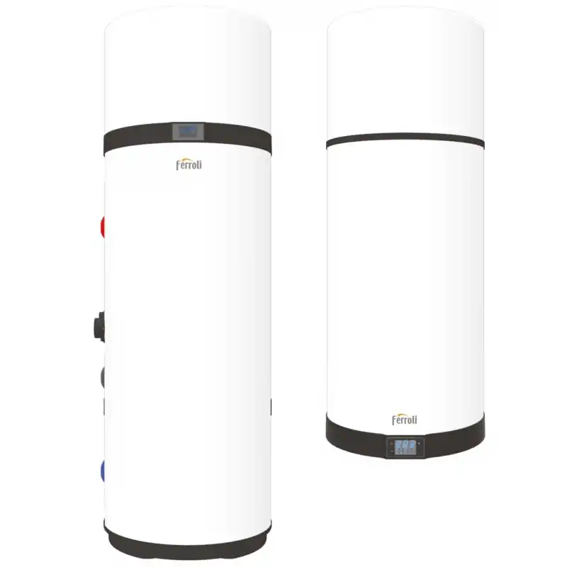 Scaldacqua a pompa di calore Ferroli Egea 200 LT-S per installazione a pavimento con temperature aria negative classe energetica A+ 2COBA06F