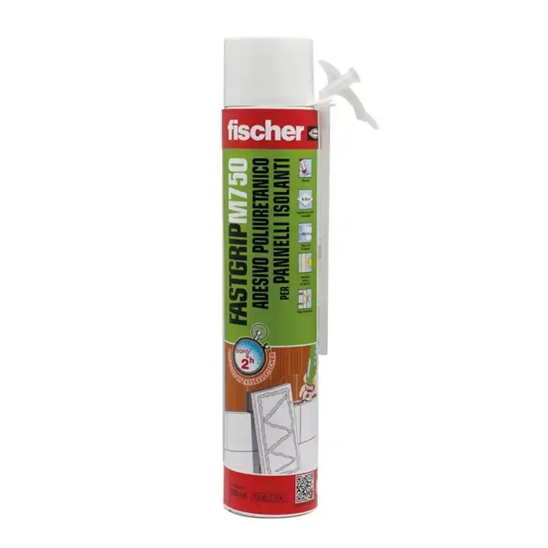 Fastgrip M750 - Adesivo poliuretanico per l‘incollaggio di pannelli isolanti, lastre in cartongesso e blocchi rettificati non strutturali 00542397