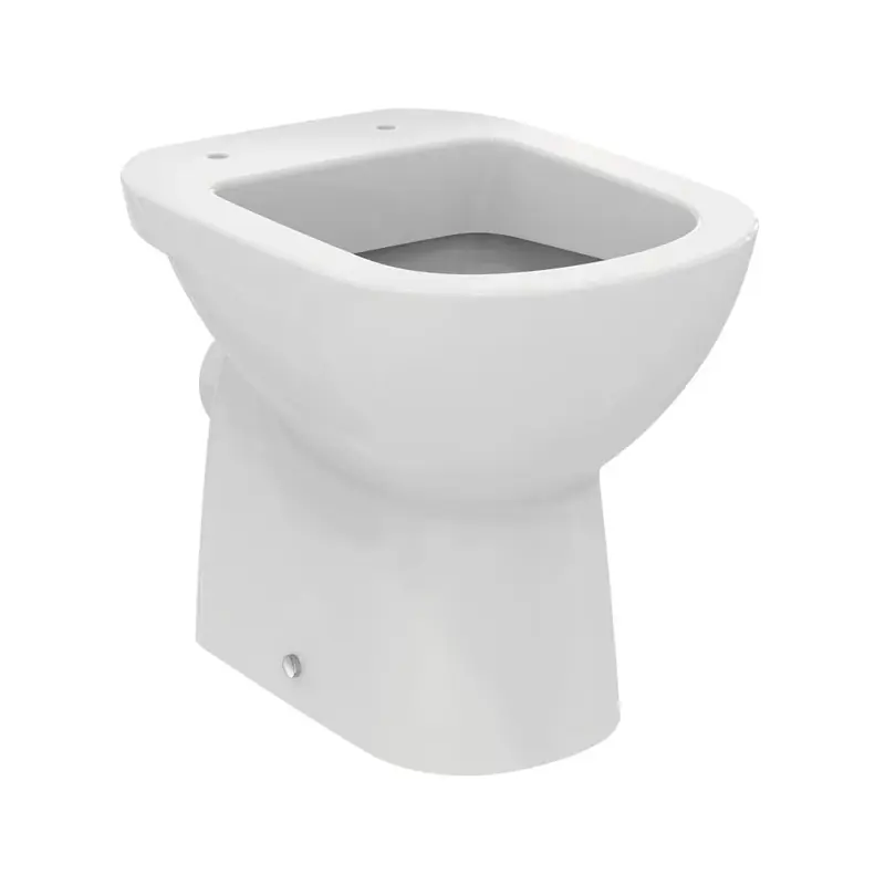 IDEAL STANDARD i.life A Vaso a Terra con Scarico a Parete “P”, Senza Sedile, Fissaggi Inclusi, Bianco - T467301