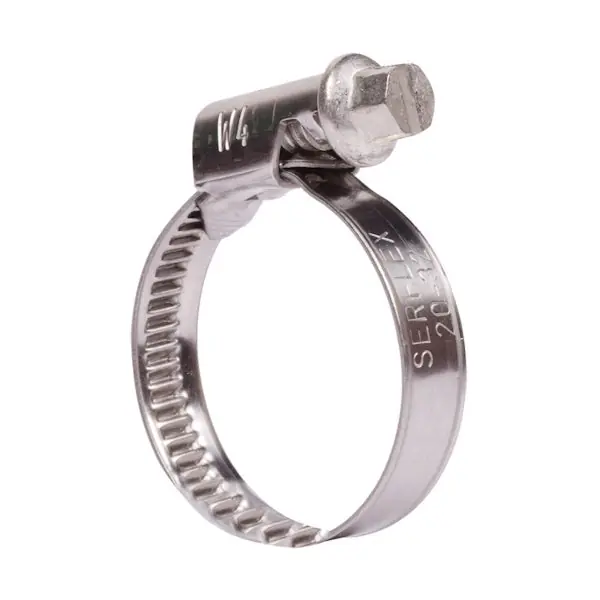 SERFLEX FASCETTA STRINGITUBO BANDA PIENA INOX AISI304 MM 9 D.MM60-80
