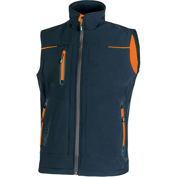 U-POWER GILET TECNICO IN SOFTSHELL UNIVERSE COLORE DEEP BLUE TG.M