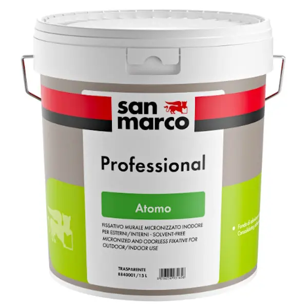 SAN MARCO ATOMO TRASPARENTE LT 5 FISSATIVO MURALE INTERNI/ESTERNI