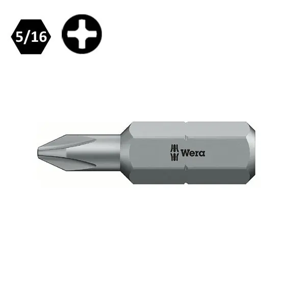 WERA INSERTO BIT 851/2 Z PER VITI A CROCE PHILLIPS PH 1X32 DA 5/16"