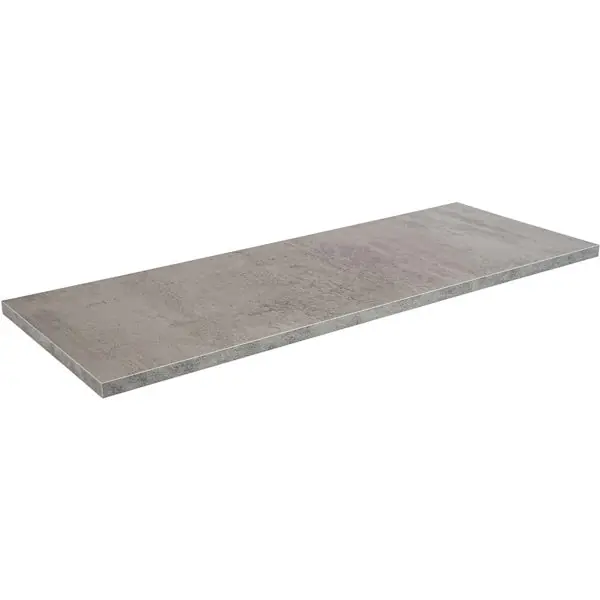 PIRCHER RIPIANO MELAMINICO 4 LATI BORDATI GRIGIO CEMENTO MM18X500X1000