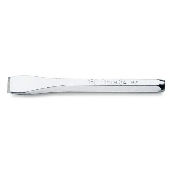 BETA 34 SCALPELLO PIATTO TIPO NORMALE CROMATO MM150