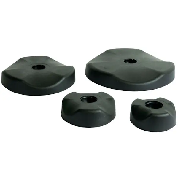 GETECH PIEDE SOLO BASE IN NYLON SENZA STELO MOD.N D.MM 50 PORTATA KG 525