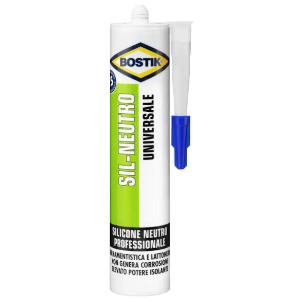 UHU BOSTIK SIL-NEUTRO SILICONE NEUTRO TRASPARENTE CARTUCCIA ML300