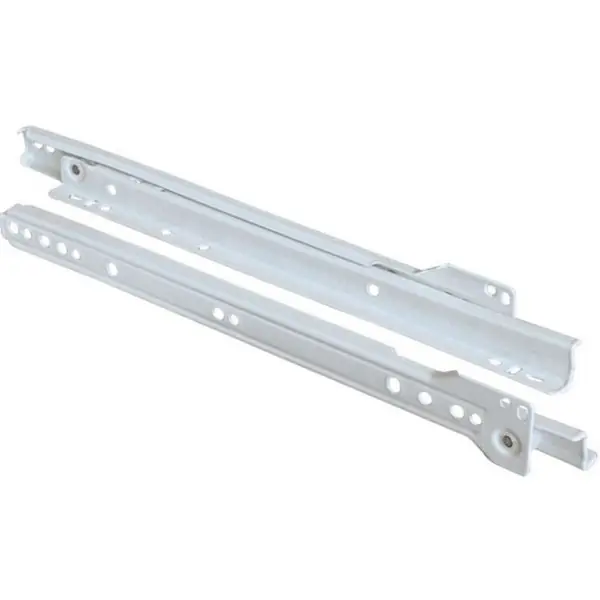 METAL STYLE GUIDE SCORREVOLI PER CASSETTI BIANCO MM270 PORTATA KG25*