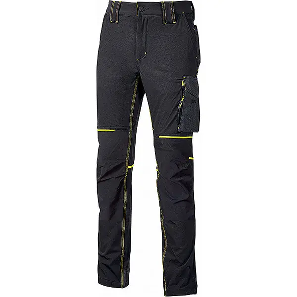 U-POWER PANTALONE IN TESSUTO WORLD LADY COLORE BLACK CARBON TG.L