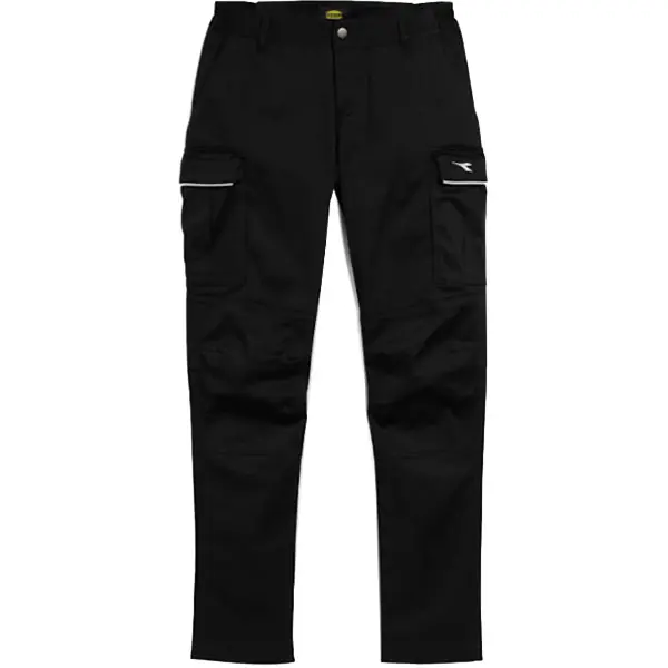 DIADORA PANTALONE DA LAVORO DONNA PANT CARGO ATHENA NERO TG.42