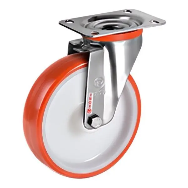 TELLURE ROTA RUOTA 60 SUPPORTO GIREVOLE INOX D.MM125 KG220