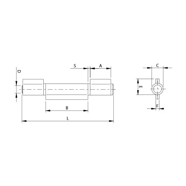 COMUNELLO CERNIERA A 3 ALI CON PERNO SFILABILE ART.410-100