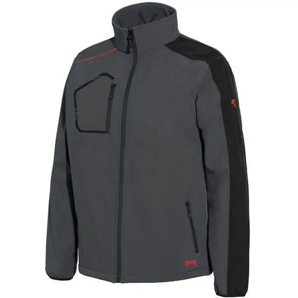 ISSA GIACCA KIND IN SOFTSHELL COLORE GRIGIO ANTRACITE TG.XL