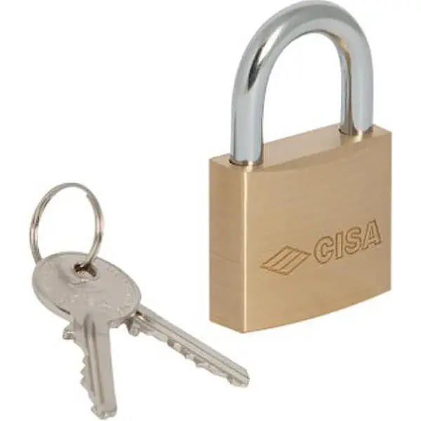 CISA LUCCHETTO OTTONE ARCO NORMALE MM50