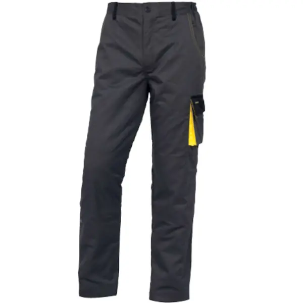 DELTA PLUS PANTALONE DA LAVORO FODERATO D-MACHPAW GRIGIO/GIALLO TG.XXL*