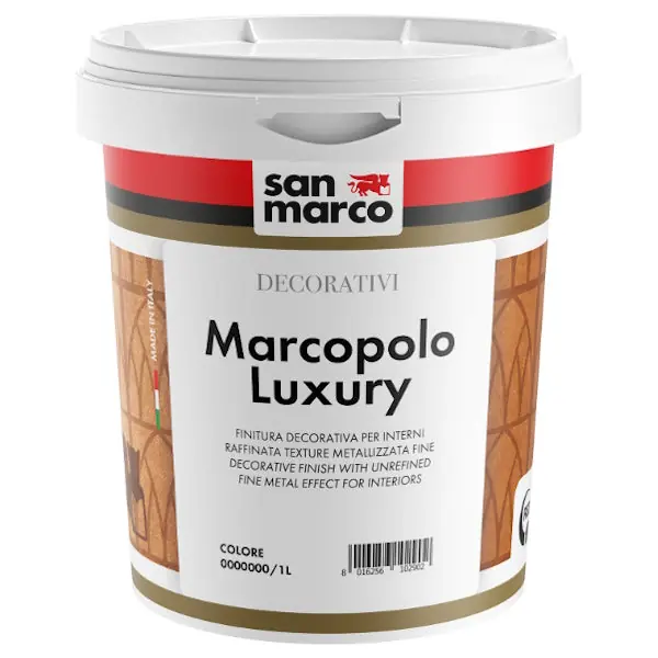 SAN MARCO MARCOPOLO LUXURY BIANCO LT4 FINITURA DECORATIVA RAFFINATA