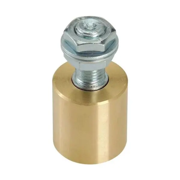 NOVA-FERR OLIVA IN OTTONE MM40X60 CON PERNO IN ACCIAIO ZINCATO M16