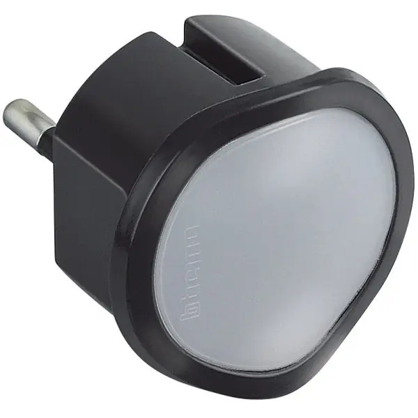 BTICINO LUCE CREPUSCOLARE CON DIMMER E SPINA SCHUKO 2P 10A ANTRACITE