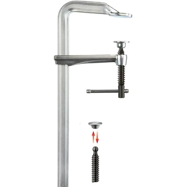 BESSEY STRETTOIO A VITE IN ACCIAIO ART. GZ-K MM 200X100