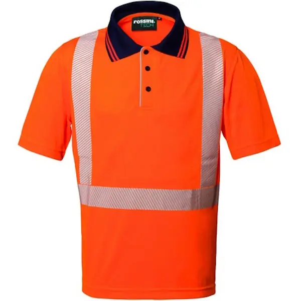 LUCENTEX POLO ALTA VISIBILITA‘ MOD. SEAL HI-VIS COLORE ARANCIO TG.M*
