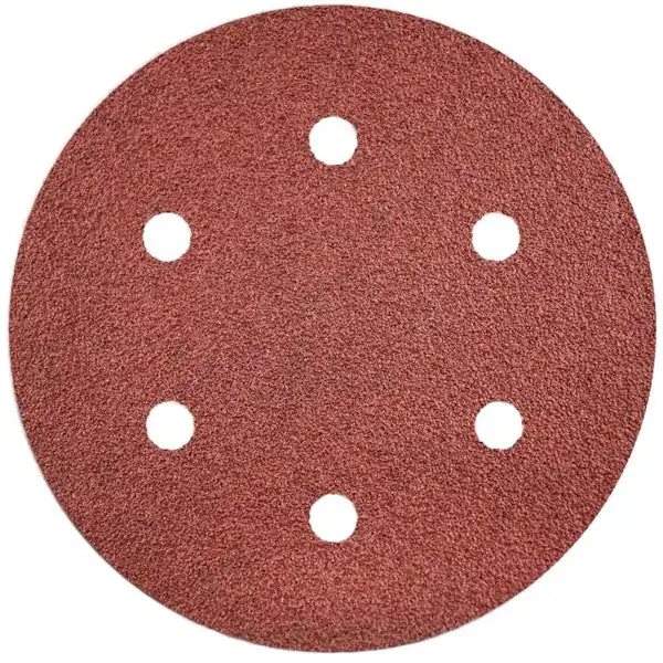 VALEX DISCHI ABRASIVI VELCRATI CON 6 FORI D.MM150 IN CONF.DA PZ5 GR 40