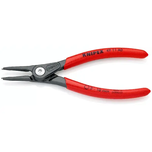 KNIPEX PINZA PER SEEGER ESTERNI BECCHI DIRITTI 4911A D.MM 3- 10 MM140