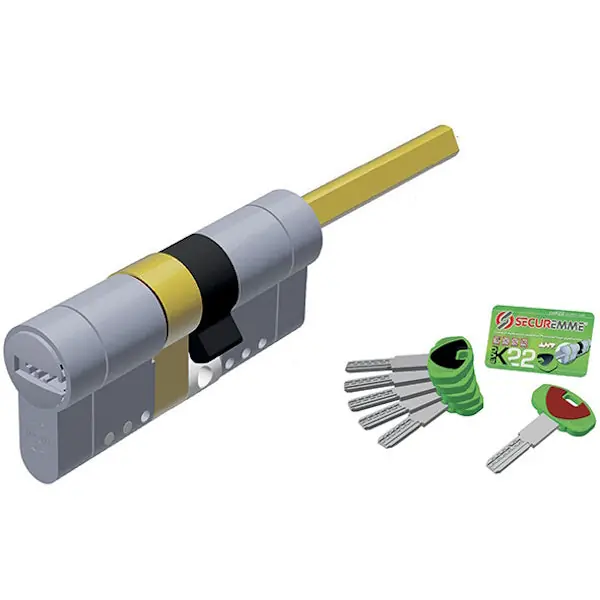 SECUREMME CILINDRO EVOK22 MODULARE PREDISPOSTO PER POMOLO MM31/51