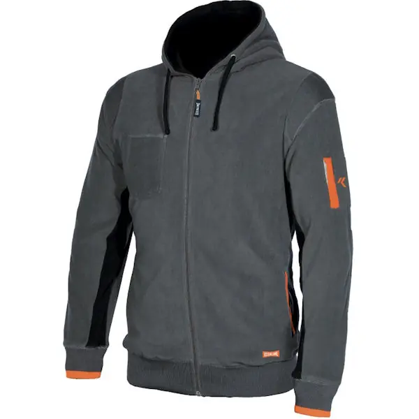 ISSA GIACCA IN MICROPILE ORTIGARA COLORE GRIGIO ANTRACITE TG.L