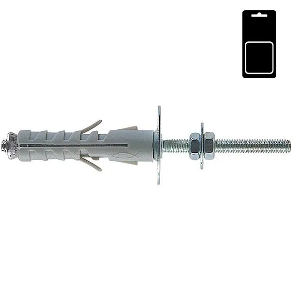 FISCHER TASSELLI IN NYLON CON VITE DOPPIA M5 SB12/5 K BLISTER PZ4