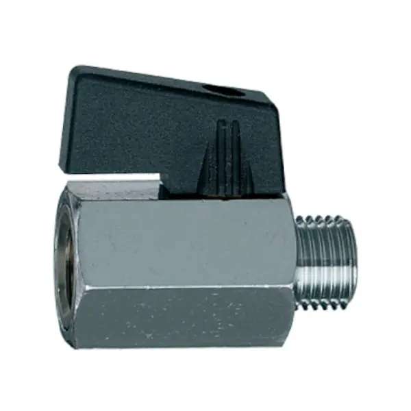 ANI ART. 21/G RUBINETTO DI LINEA FILETTATO MASCHIO FEMMINA 3/8"MX3/8"F