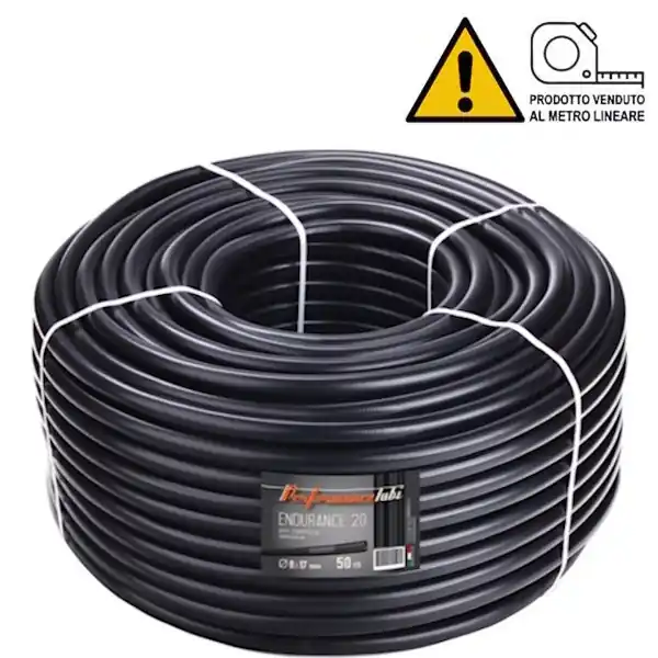 ALMAPLAST TUBO ARIA GOMMA NERO IN PVC MOD. ENDURANCE 20 D.MM10X19 AL MTL