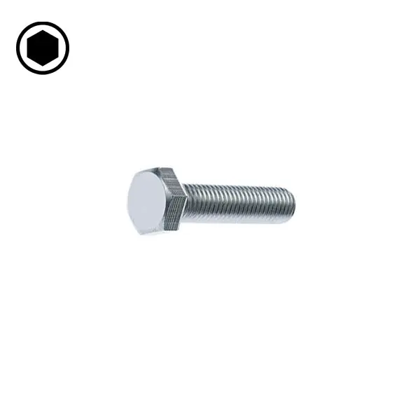 VITE TE INTERAMENTE FILETTATA CL. 8.8 ZINCATA BIANCA M22X 50 UNI 5739
