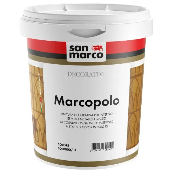 SAN MARCO MARCOPOLO ARGENTO LT1 FINITURA DECORATIVA EFFETTO METALLO