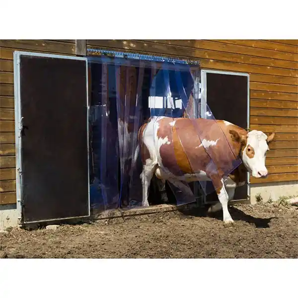 LISTA IN PVC KRISTAL PER PORTE INDUSTRIALI MM400 SPESSORE MM4 AL MTL