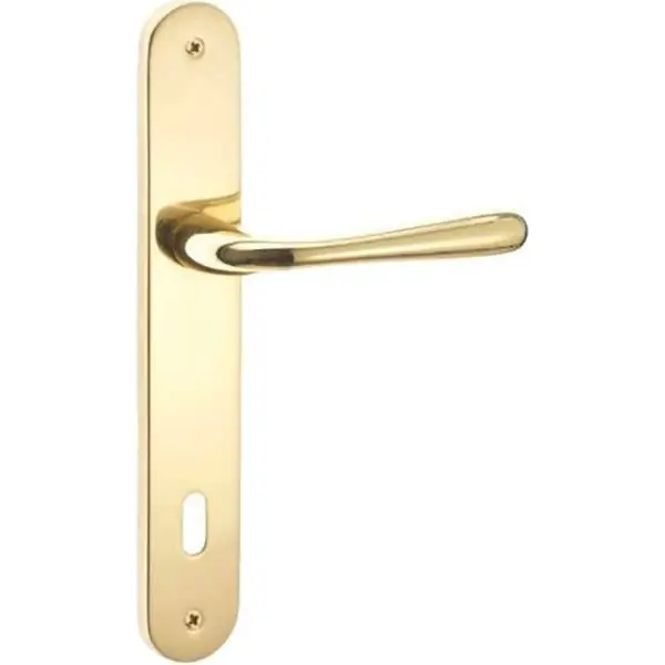 COTTALI KAROL MANIGLIA PER PORTA Q8 70MM IN ZAMA OTTONE LUCIDO