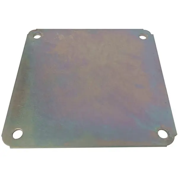 MINUTEX PIASTRA DI FISSAGGIO MM180X180X4 ACCIAIO ZINCATO