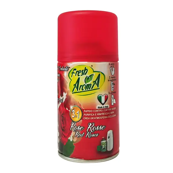 FRESH AROMA DEODORANTE AMBIENTE RICARICA ML.250 ROSE ROSSE