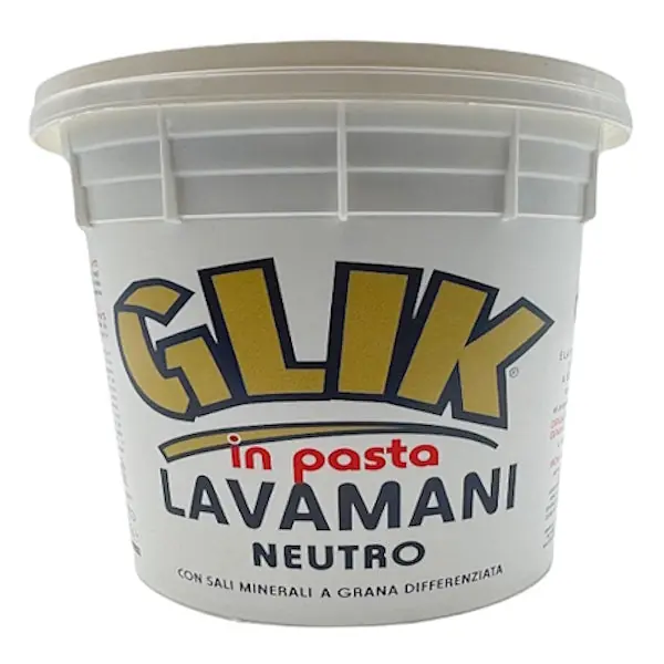 PASTA LAVAMANI GLIK IN BARATTOLO DA KG1,2 GRANA 2