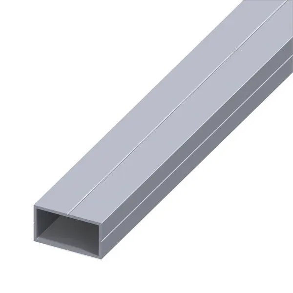 ALFER TUBO RETTANGOLARE ALLUMINIO NATURALE MM15,5X27,5X1,5 MT1