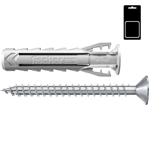 FISCHER TASSELLO SX PLUS S K 4X20 IN NYLON CON VITE BLISTER PZ25