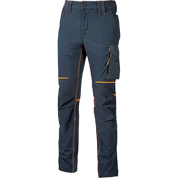 U-POWER PANTALONE IN TESSUTO WORLD COLORE DEEP BLUE TG.S