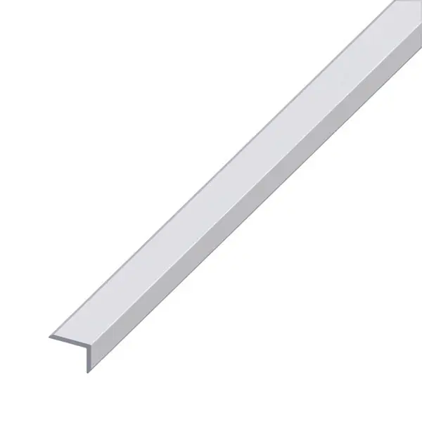 ALFER PROFILO PROTEZIONE BORDI ALLUMINIO ARGENTO MM14X10X1,5 MT1